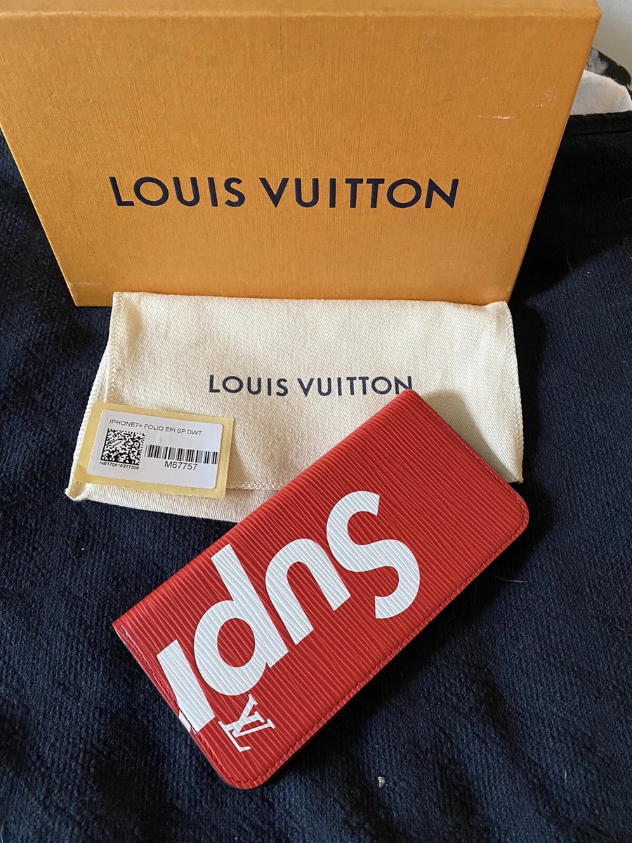 Supreme And Black Louis Vuitton iPhone 12 Pro Case