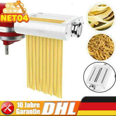 Pasta Maker Aufsatz Edelstahl Nudelaufsatz für KitchenAid Standmixer Zubehör