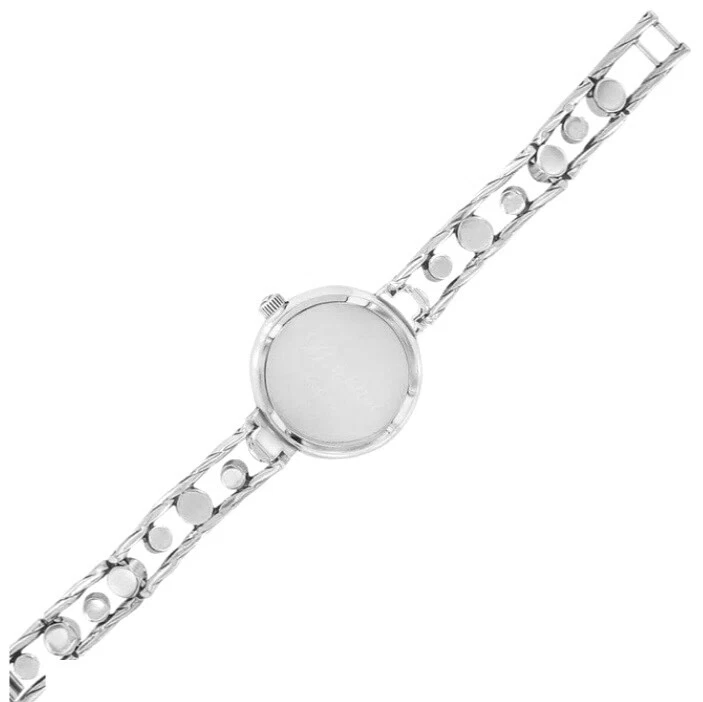 RELOJ SLVR BRIGHTON HALO CORONA TANZANITA PÚRPURA AZUL TONOS CRISTAL DE SWAROVSKI + LATA Foto 3 de 4