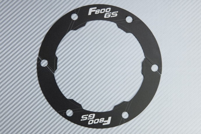 Bouchon aluminium noir anodisé anticorrosion pour moto BMW F800GS