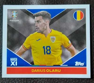 TOPPS UEFA EURO FUßBALL EM 2024 - Sticker ROM TOP 2  Darius Olaru / TOP XI