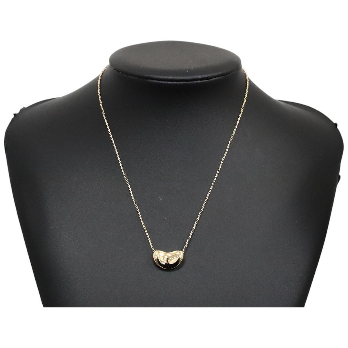 LORO necklace bean K18ゴールド 40cm Tiffany & Co. Bean Elsa Peretti K18 Yellow Gold L:40cm