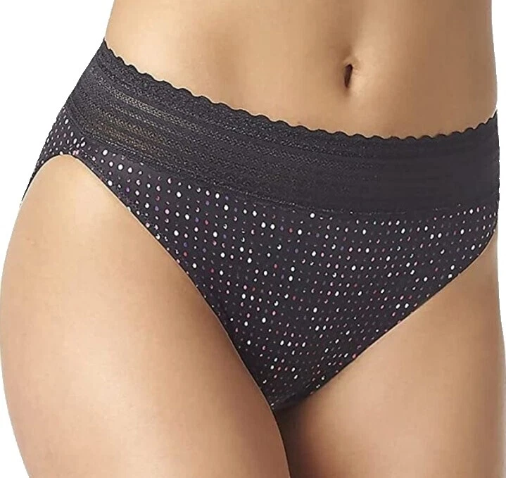 Bragas sólido Poliéster Negro para Mujeres