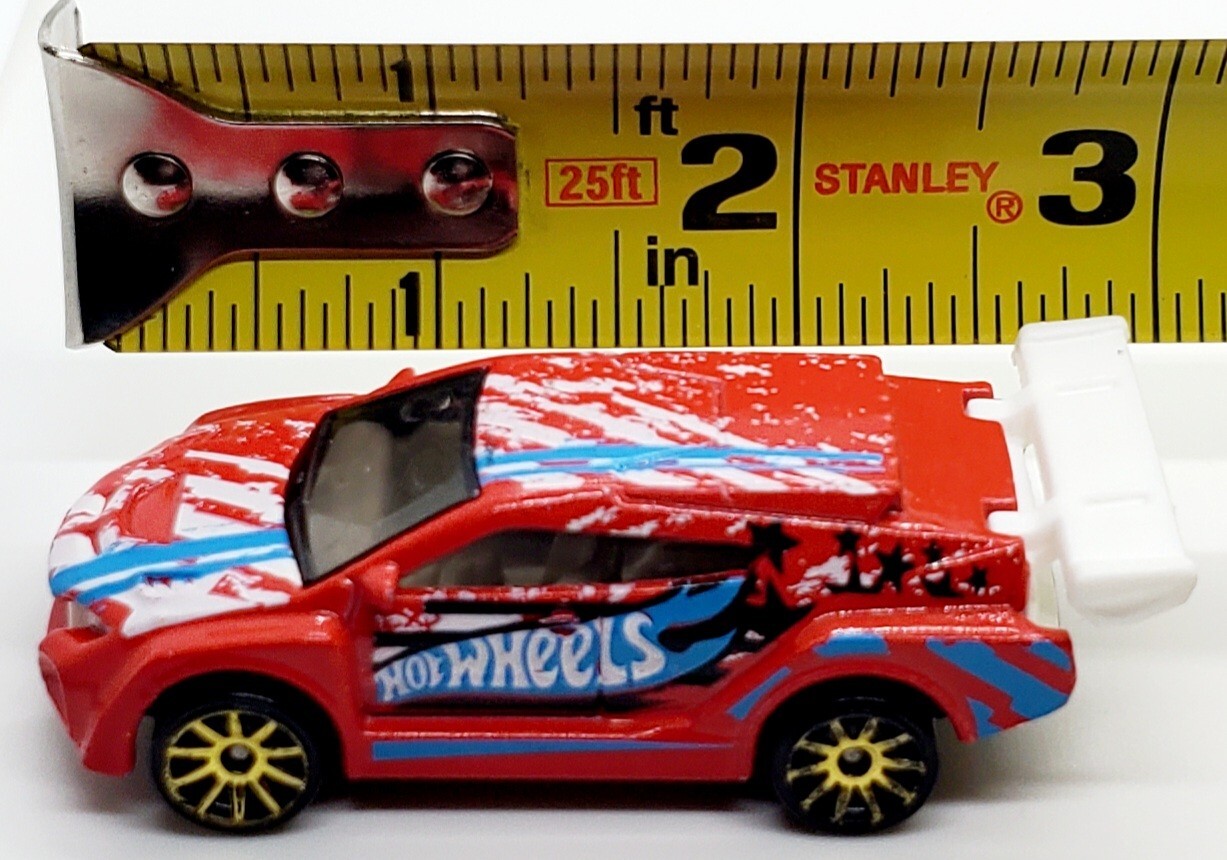 2015 HOT WHEELS LOOP COUP X1649 RED 164 DIECAST 2 3/4" RACE CAR W/ WHITE & BLUE eBay