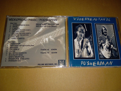WIDESPREAD PANIC PUSHERMAN LIVE AT RED ROCKS 2 CD CD-R 6/26/99 & 6/27/99