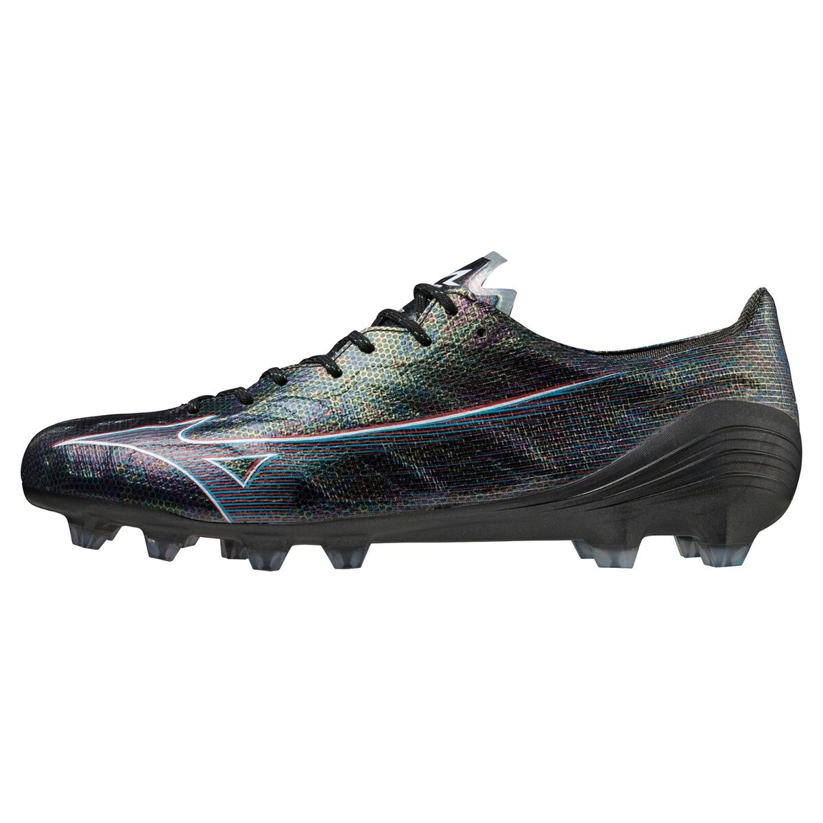 MIZUNO Soccer Cleats Mizuno Alpha JAPAN P1GA2360 01 Black x Ignition Red x  Blue