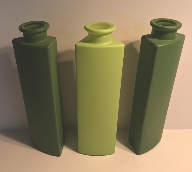 3 Glass IKEA Bottles/Vases eBay