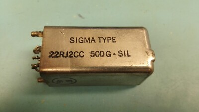 22RJ2CC 500G-SIL RELAY, USED, BEFORE, A PULLED PART