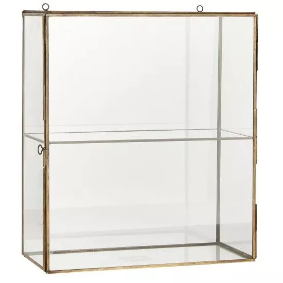 Metal wall display on sale cabinet