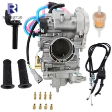For Honda CRF250R 16100-KRN-A02 Carburetor & Handle Grips & Throttle Cable 