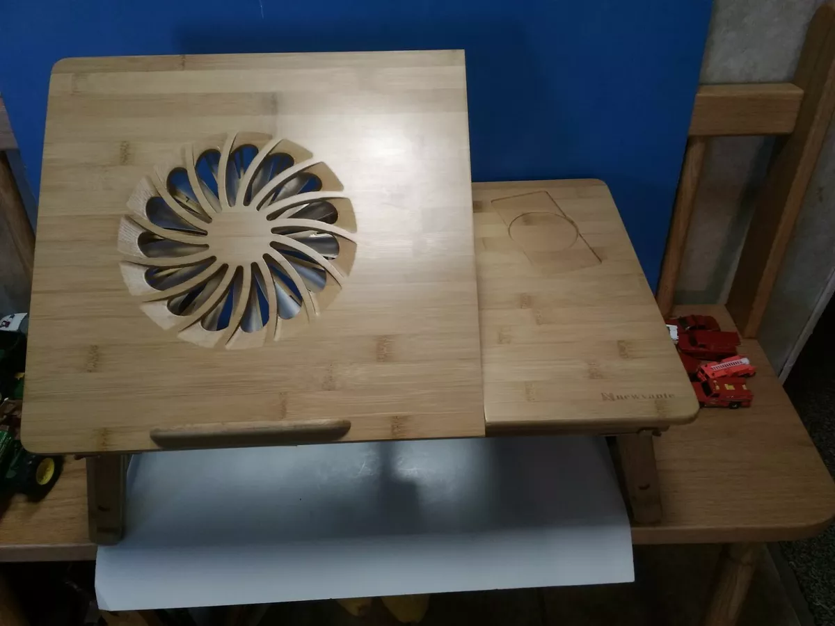 Nnewvante bamboo 2024 laptop desk