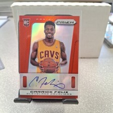 2013-14 Panini Prizm Auto Target Red Prizm 98/99 Carrick Felix #40 Rookie Auto 