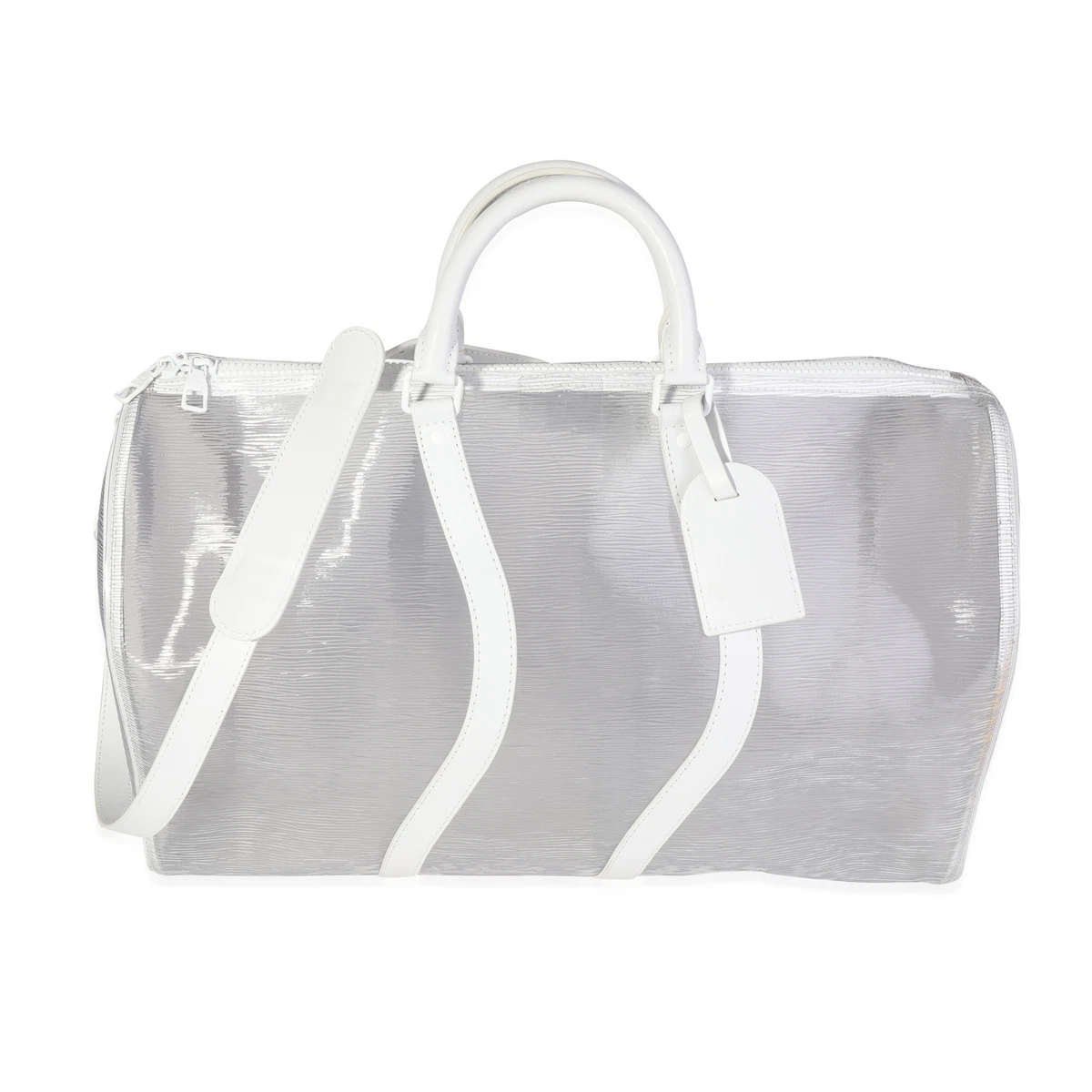 Louis Vuitton Clear Epi PVC Wavy Keepall Bandoulière 50