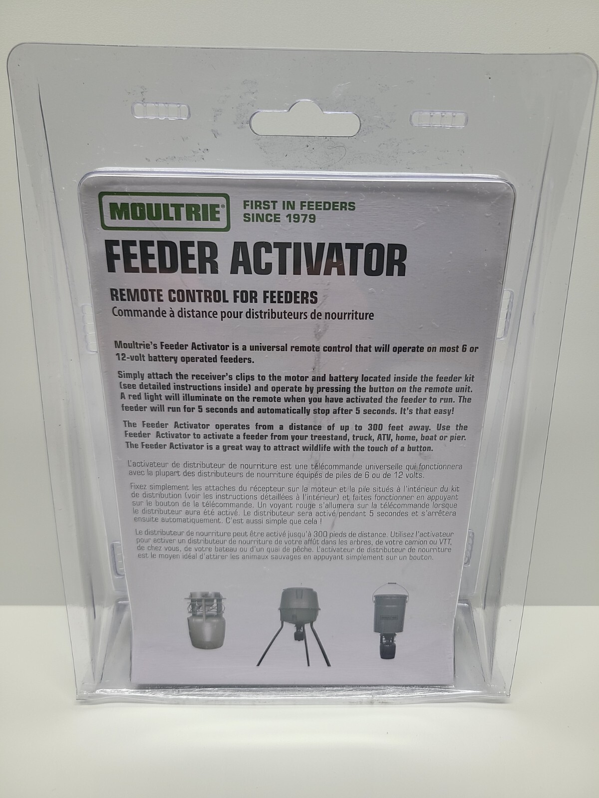Moultrie Feeder Activator Remote Control Compatible with 6 or 12
