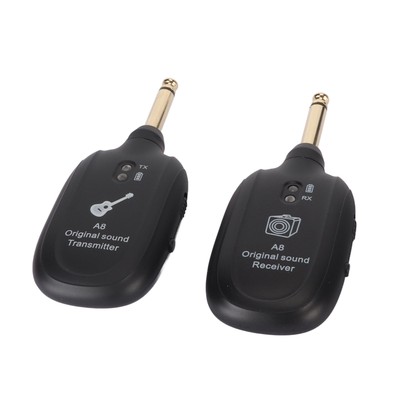 Guitar Wireless System Rechargeable UHF 730MHz 4 Channels Guitar Transmitter Hot
