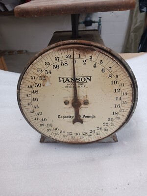 Vintage 1960's Hanson Model 2060 Utility Scale Measures up to 60