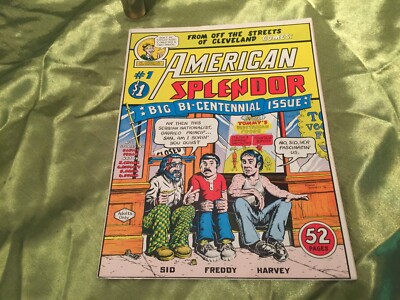 AMERICAN SPLENDOR #1 - HARVEY PEKAR 1976 U.S. UNDERGROUND FINE