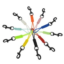 Hook Steel Hook Clip with Braided Rope Lanyard Anti-lost Rope