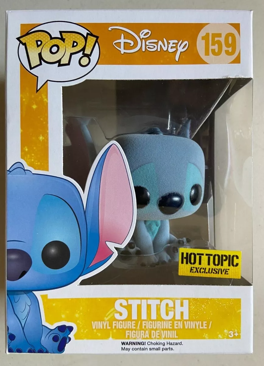 Funko Pop Disney Flocked Stitch 159 Hot Topic Exclusive Lilo
