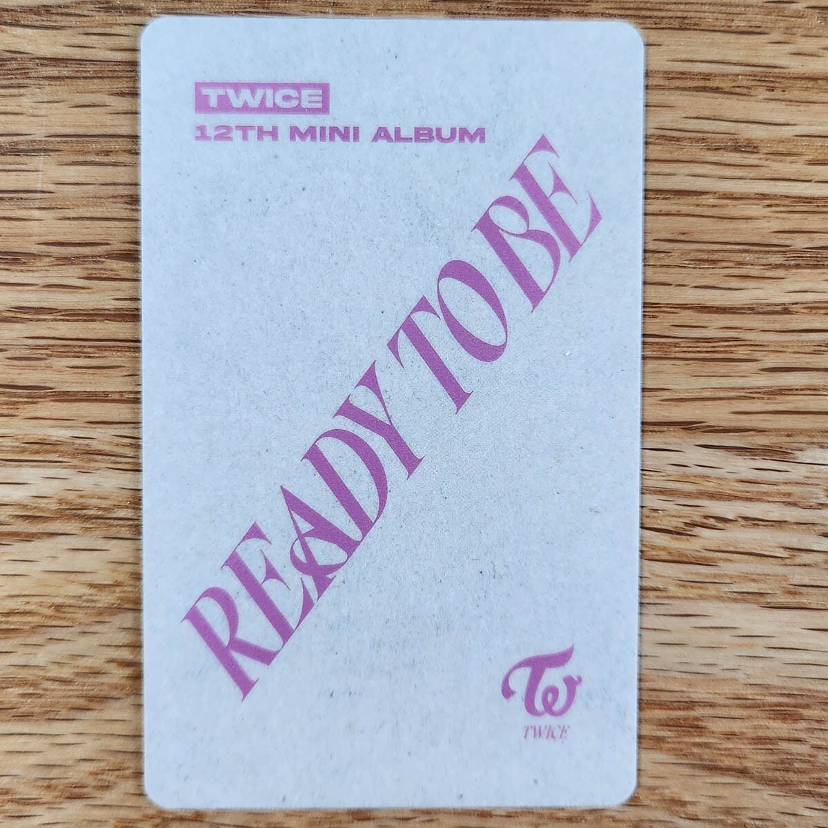 Tzuyu Official Soundwave Lucky Draw Photocard Twice Ready To Be