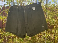 Vintage 70s 80s Ocean Pacific OP Corduroy Shorts Olive Green 26 Surf Skate New