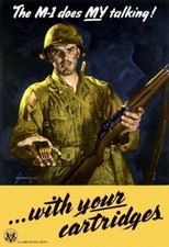 WW2 Poster M1 Garand   - Fridge / Tool Box Magnet 2