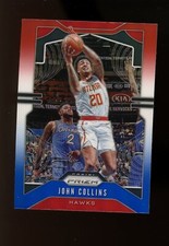 2019 Red White & Blue Prizm #32 John Collins Atlanta Hawks Qty