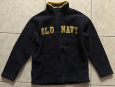 Old NAVY Boy's Fleece 1/4 ZIP PULLOVER TOP Size XS 5 . Color Navy