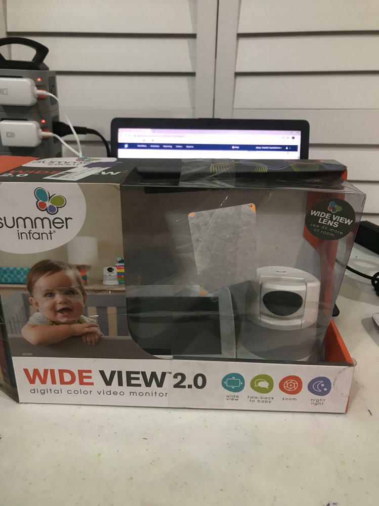 summer infant wide view 2.0 5 colour video monitor