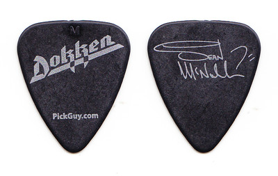 Dokken Sean Mcnabb Unterschrift Schwarz Gitarre Pick #2 - 2010 Tour