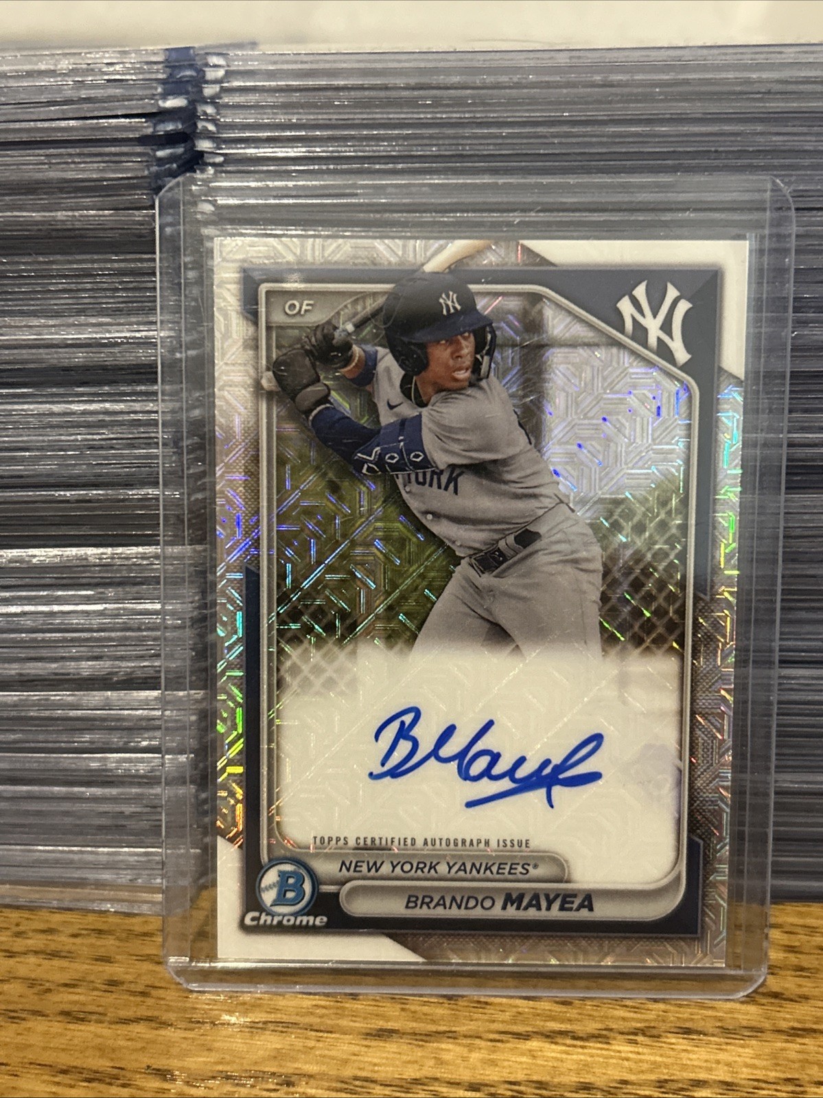 2024 Bowman - Chrome Prospect Mega Box Autographs Brando Mayea #BMA-BMA (AU, RC)