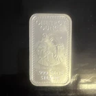 1 Troy Ounce 999 Fine Silver Bar Aztec Calendar Design Collectible Bullion