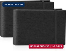 2 Pack Photo Album 4x6, 100 Pocket per Album, Horizontal Black 
