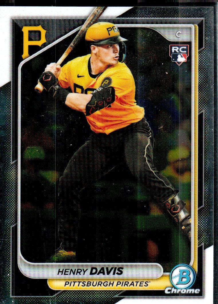 2024 Bowman Chrome Baseball #7 Henry Davis RC Pittsburgh Pirates