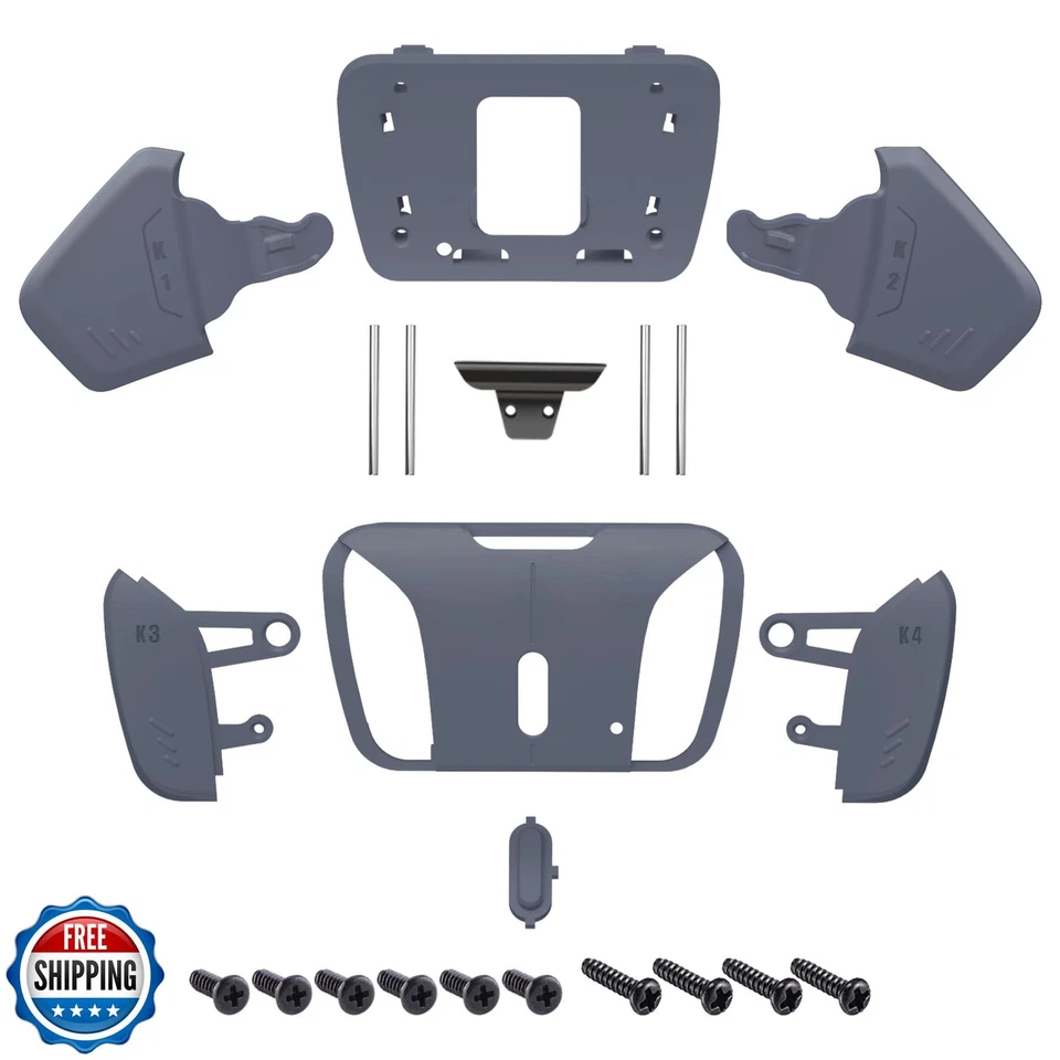 Sterling Silver Replacement Redesigned K1 K2 K3 K4 Back Buttons Housing Shell - Image 3 of 4