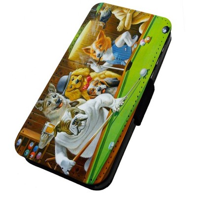 Bedruckte Flip Handyhülle iPhone, Samsung & Huawei The Hustler CM Coolidge
