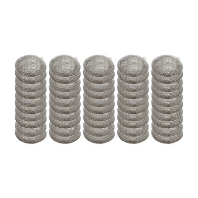 #ad 50 Lot Drain Trap Hose Screen Snare Washing Machine Lint Mesh Washer Filter $15.89