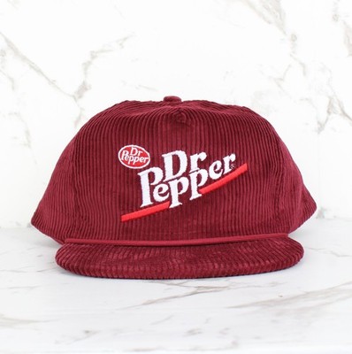 Vintage Dr Pepper Snapback Mütze 90s Coca Cola Soda Baseball Cap NEU