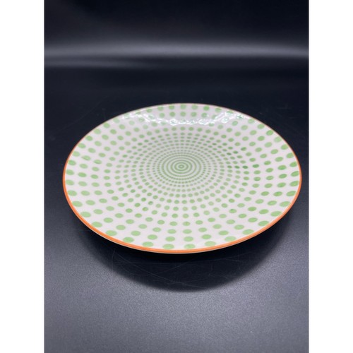 Pfaltzgraff Everyday Salad Plate Pad Print Green Dots Mix & Match 7.5" - Picture 2 of 5