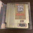Nintendo NES Gold Cart The Legend of Zelda Game Three Screw Cartridge UNTESTED