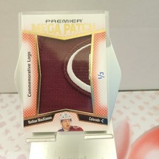 2025-26 UPPER DECK PREMIER Mega Patch Commemorative Logo Nathan MacKinnon 1/3
