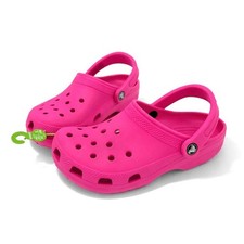 Crocs Classic Clog Pink Womens 6 Mens 4 New Water Friendly Slip On