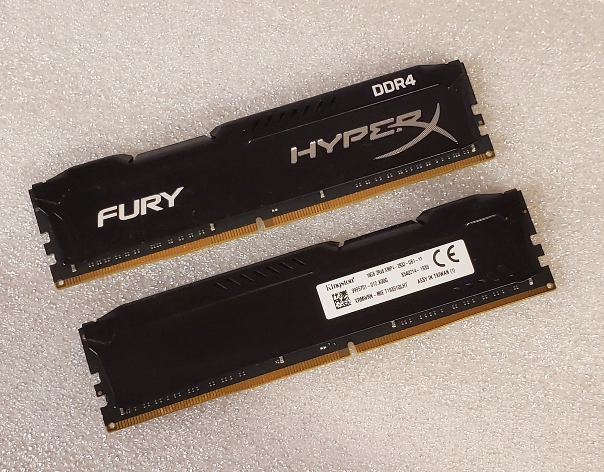 H*C様 HyperX® FURY DDR4 2933MHz XMP 16GBx Kingston HyperX Fury 16GB DDR4-3733 XMP 288p RGB Desktop RAM