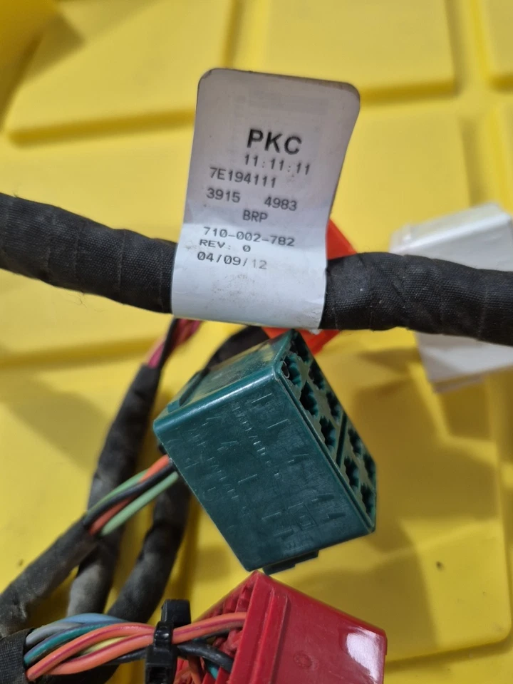 12 Can Am Spyder RT Roadster ST Limited Wire Wiring Harness B   710002782 - Image 3 of 4