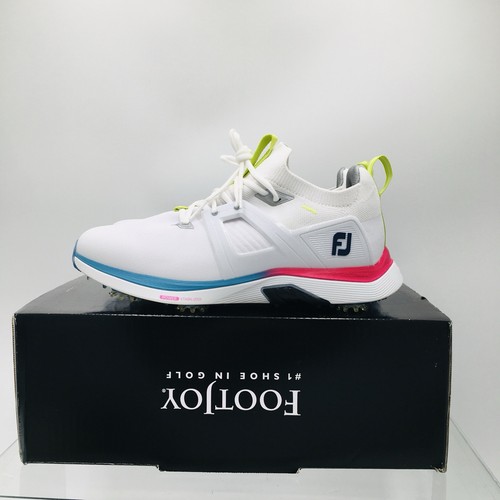 Footjoy Hyperflex Carbon - 51124 - Bianco/Blu/Rosa - Scarpe da golf da uomo TG 11 W