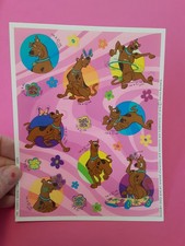 vintage Hallmark Scooby Doo sticker sheet