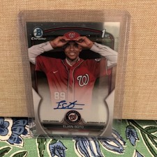 2023 Topps Bowman Chrome Elian Soto Prospect Autographs Nationals #CPA-ES