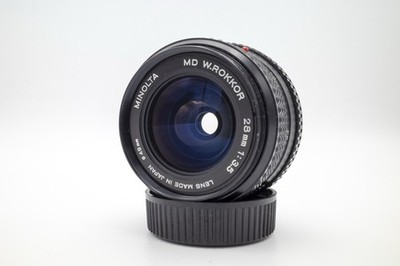 Minolta MD W.Rokkor 28mm f/3.5 Weitwinkelobjektiv Vintage Wide Angle Lens 3,5/28