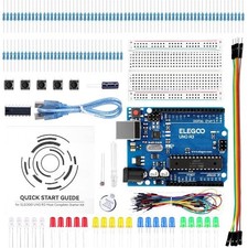 UNO Project Basic Starter Kit Tutorial and UNO R3 Board Arduino IDE