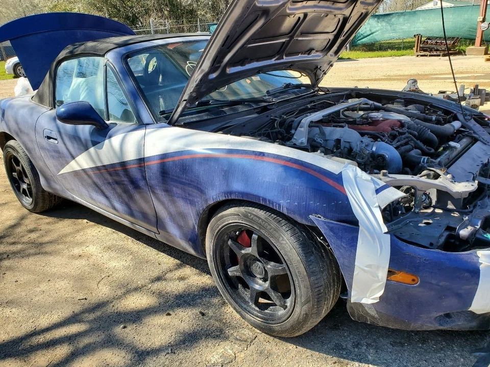 Mazda Miata 2005 OEM par de paneles de moldura de puerta delantera Foto 2 de 4